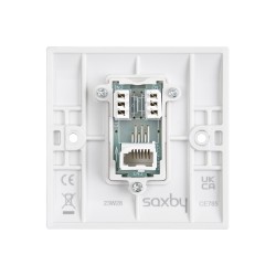 Saxby Curved Edge Telephone Secondary Socket