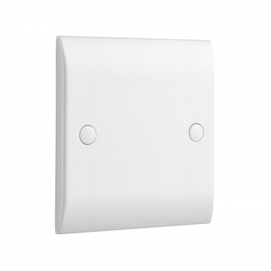 Saxby Curved Edge 1 Gang Blanking Plate
