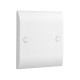 Saxby Curved Edge 1 Gang Blanking Plate