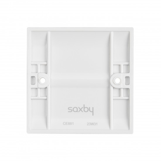 Saxby Curved Edge 1 Gang Blanking Plate