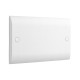 Saxby Curved Edge 2 Gang Blanking Plate