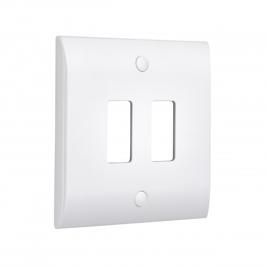 Saxby Curved Edge 2G Grid Front Plate
