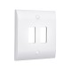 Saxby Curved Edge 2G Grid Front Plate