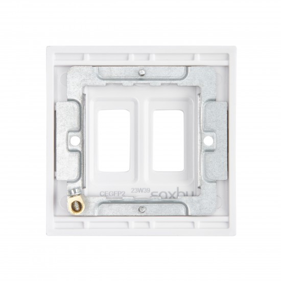 Saxby Curved Edge 2G Grid Front Plate