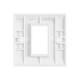 Saxby Curved Edge 1 Gang Modular Faceplate (1 Module)