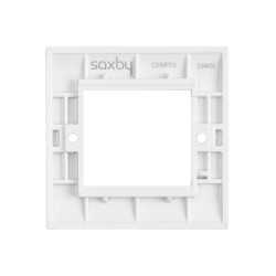 Saxby Curved Edge 2 Gang Modular Faceplate (2 Modules)