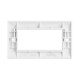 Saxby Curved Edge 4 Gang Modular Faceplate (4 Modules)