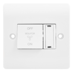 CLICK MODE 10A 3 POLE FAN ISOLATOR W/3A FUSE