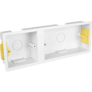 2 GANG + 1 GANG DUAL 35MM  CAVITY WALL DRY LINING BOX
