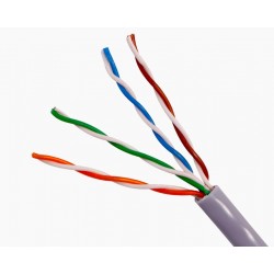CAT 6 SOLID COPPER UTP 4 PAIR DATA CABLE 305M BOX (NON-RETURNABLE)