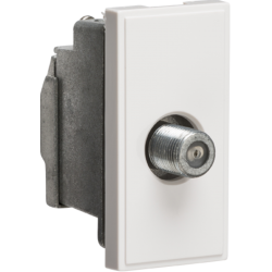 SATELLITE F-TYPE TV GREY MODULE 50MM X 25MM (SCREENED)