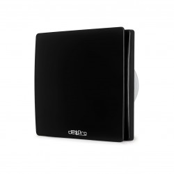 DEXPRO BLACK 6IN WALL FAN C/W TIMER IPX4 90 M3/HR