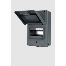 FUSEBOX IP65 GREY ENCLOSURE 6 MOD (EMPTY)