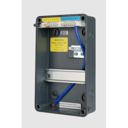 FUSEBOX IP65 GREY ENCLOSURE 6 MOD (EMPTY)
