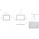 FUSEBOX 14P MODULE RECESS MOUNTING FRAME (FITS F3012M)