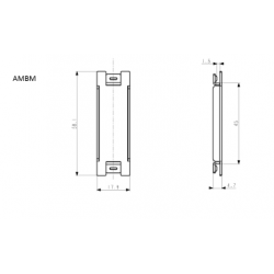 FUSEBOX METAL MODULE BLANKS (6 PCS)