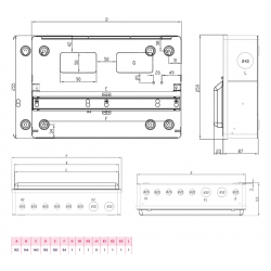 FUSEBOX 4 WAY 100A MAIN SWITCH CONSUMER UNIT (3000 SERIES)