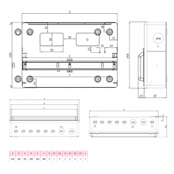FUSEBOX 8 WAY 100A MAIN SWITCH CONSUMER UNIT (3000 SERIES)