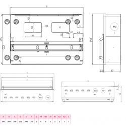FUSEBOX 16 WAY 100A MAIN SWITCH CONSUMER UNIT (3000 SERIES)