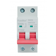 FUSEBOX 100A DOUBLE POLE MAIN SWITCH