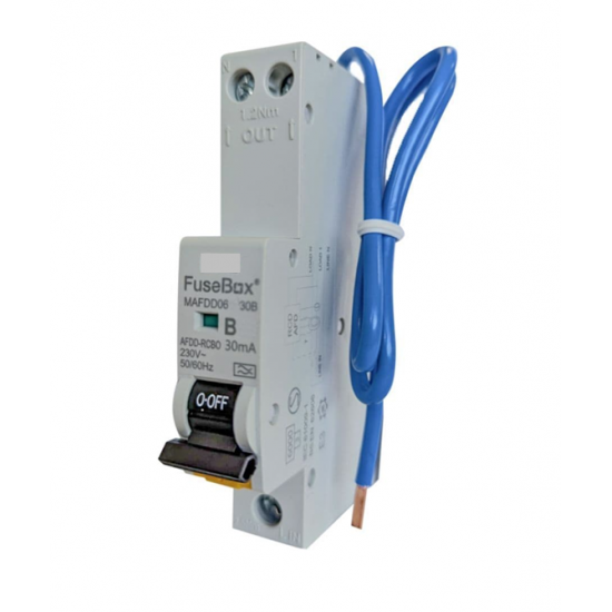 FUSEBOX AFDD RCBO 25A 30mA 2 POLE (MINI)