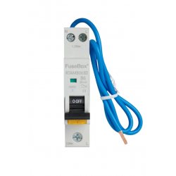 FUSEBOX BI-DIRECTIONAL 6A B CURVE MINI RCBO TYPE A 30mA 6kA 2 POLE