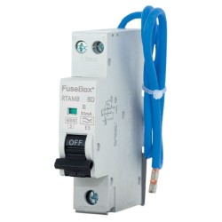 FUSEBOX BI-DIRECTIONAL 10A B CURVE MINI RCBO TYPE A 30mA 6kA 2 POLE