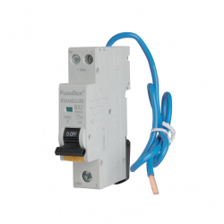FUSEBOX BI-DIRECTIONAL 32A B CURVE MINI RCBO TYPE A 30mA 6kA 2 POLE