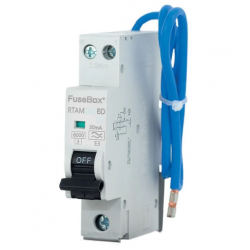FUSEBOX BI-DIRECTIONAL 10A C CURVE MINI RCBO TYPE A 30mA 6kA 2 POLE