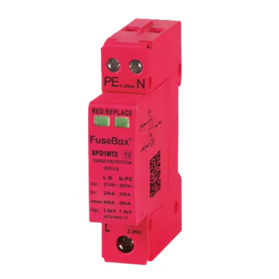 FUSEBOX SPD T2 SURGE PROTECTION DEVICE (3000 SERIES - 1 MOD)