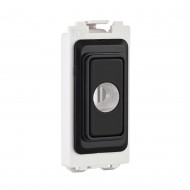 Saxby Grid 13A Flex Outlet Module - Matt Black