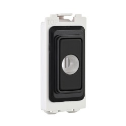 Saxby Grid 13A Flex Outlet Module - Matt Black