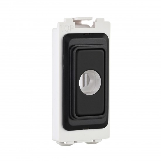 Saxby Grid 13A Flex Outlet Module - Matt Black