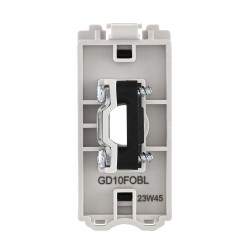 Saxby Grid 13A Flex Outlet Module - Matt Black