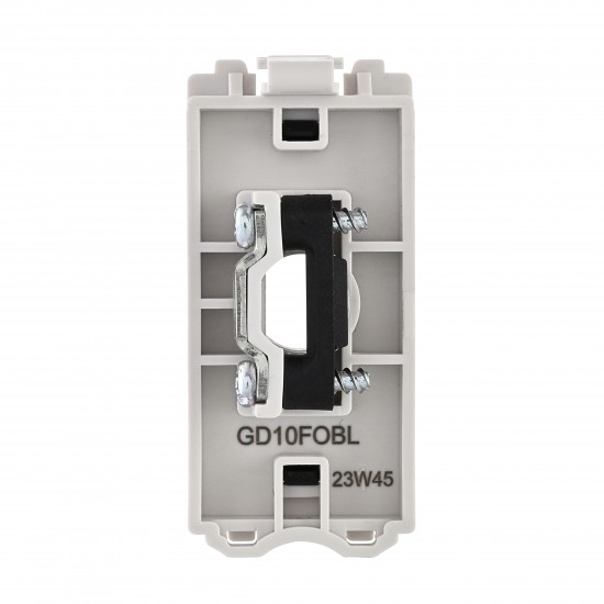 Saxby Grid 13A Flex Outlet Module - Matt Black
