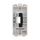 Saxby Grid 13A Flex Outlet Module - Brushed Steel