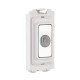 Saxby Grid 13A Flex Outlet Module - Polished Chrome