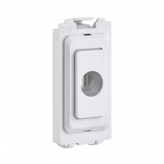 Saxby Grid 13A Flex Outlet Module - White