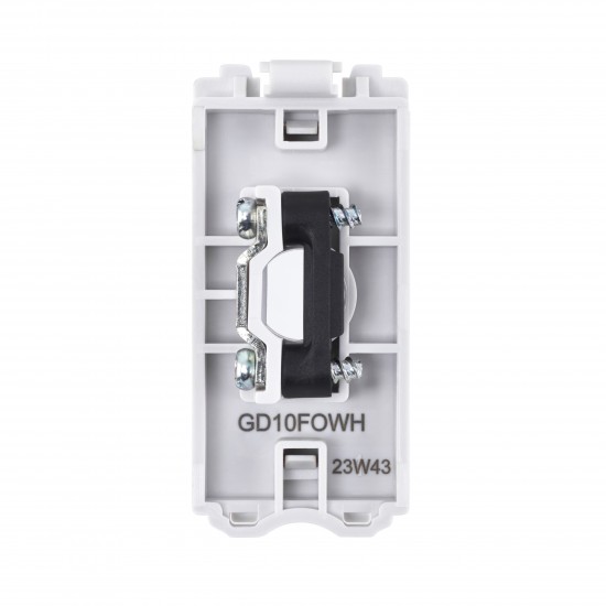 Saxby Grid 13A Flex Outlet Module - White