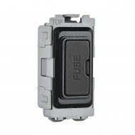 Saxby Grid 13A Fuse Holder Module - Matt Black