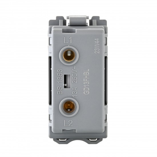 Saxby Grid 13A Fuse Holder Module - Matt Black
