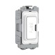 Saxby Grid 13A Fuse Holder Module - Polished Chrome