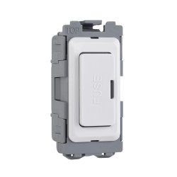 Saxby Grid 13A Fuse Holder Module - White