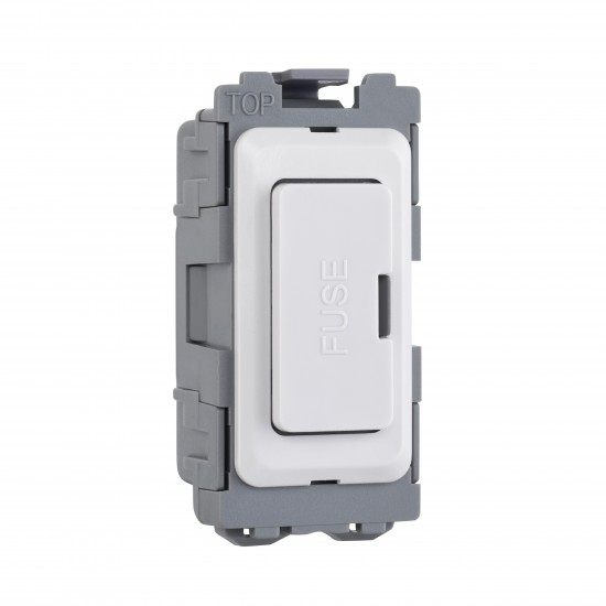 Saxby Grid 13A Fuse Holder Module - White