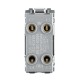 Saxby Grid 20A Intermediate Grid Switch Module - Polished Chrome
