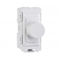 Saxby Grid 1 Gang 2-Way 100W LED Dimmer Module - White
