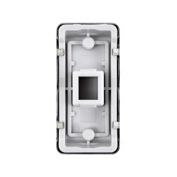 Saxby Grid Rocker Plain - Brushed Steel
