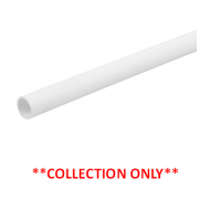 UNIVOLT 20MM WHITE CONDUIT PIPE HEAVY GAUGE (3M LENGTH) ***PICK UP FROM STORE ONLY***