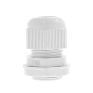UNICRIMP 25MM WHITE NYLON TRS GLAND 13-18MM HOLE IP68 **SOLD PER 1 GLAND**