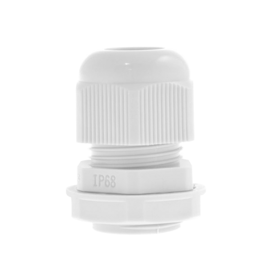 UNICRIMP 32MM WHITE NYLON TRS GLAND 18-25MM HOLE IP68
